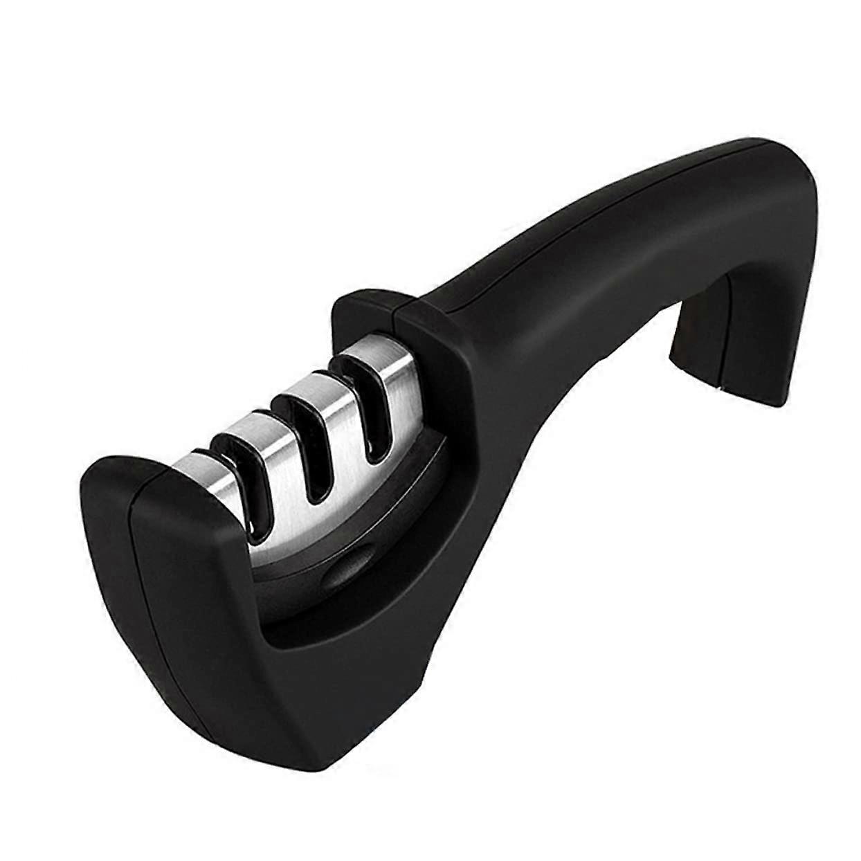 3stage knife sharpener with grooves, manual and fast, wearresistant for home use.