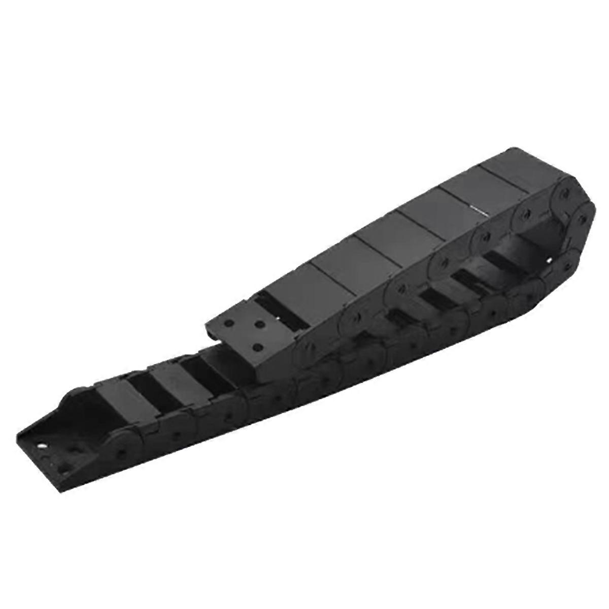 Cable Chains 18x25mm Bridge Type Semi-Open Plastic Towline Transmission Drag Chain for Machine