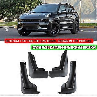Applies to Car Styling For LYNK&CO 01 2021 2022 2023 ABS Car Mud Flaps Splash Guard Mudguards MudFlaps Front Rear Fender Auto Accessories