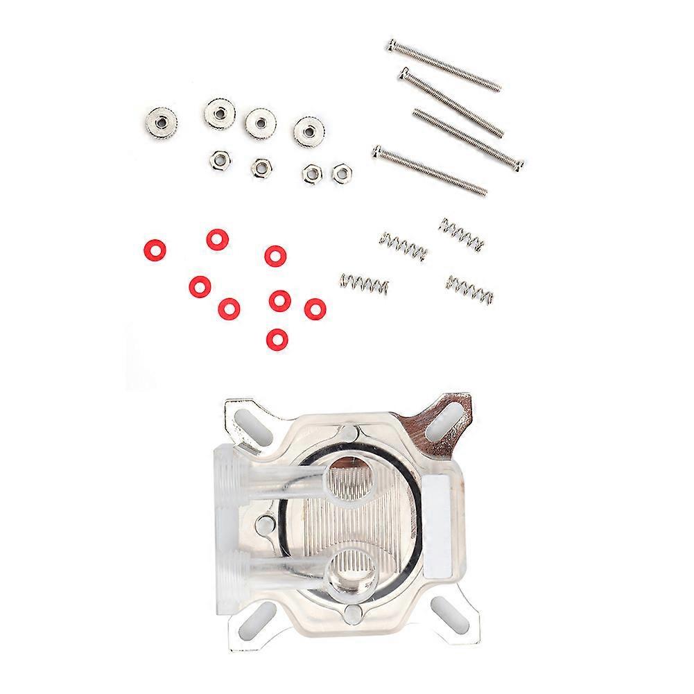 VGA TMD Graphics Video Card GPU Core Water Cooling Block Head with 3mm Copper Base Plate