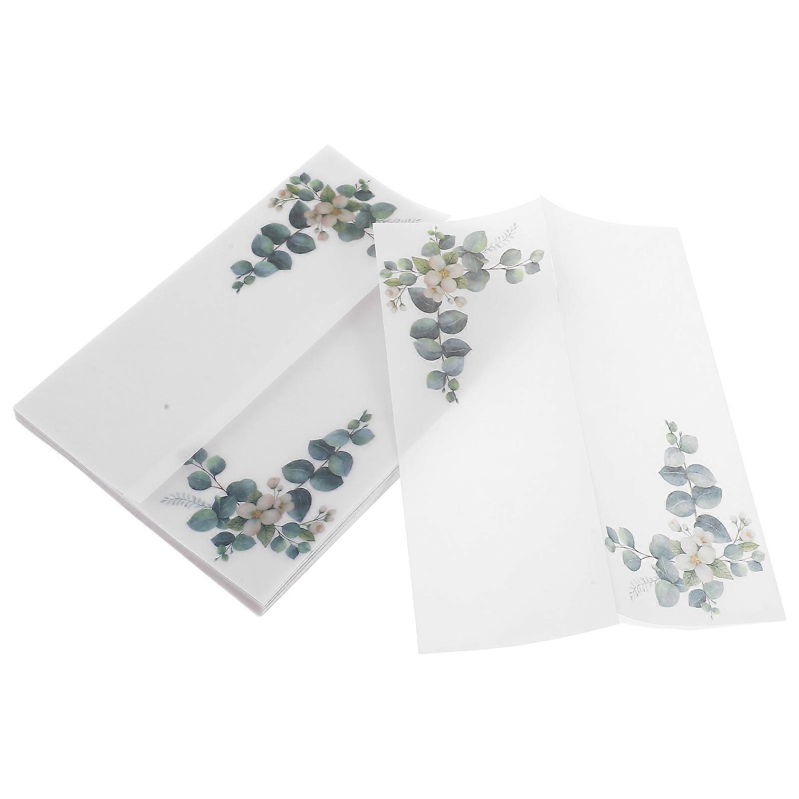 20 Pack Transparent Kraft Envelopes for Wedding Invitations, Birthday & Greeting Cards | Self Sealing Design for Easy Use and Protection