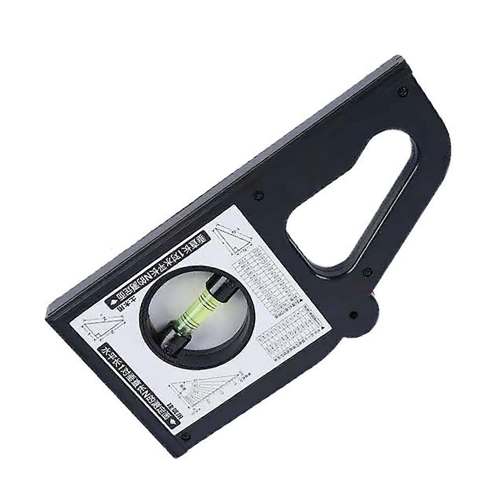Handheld Gradient Ruler Slope Measuring Ruler Inclinometer Multifunction Horizontal Angle Gauge With Magnetism 0.38kg / 13.4oz