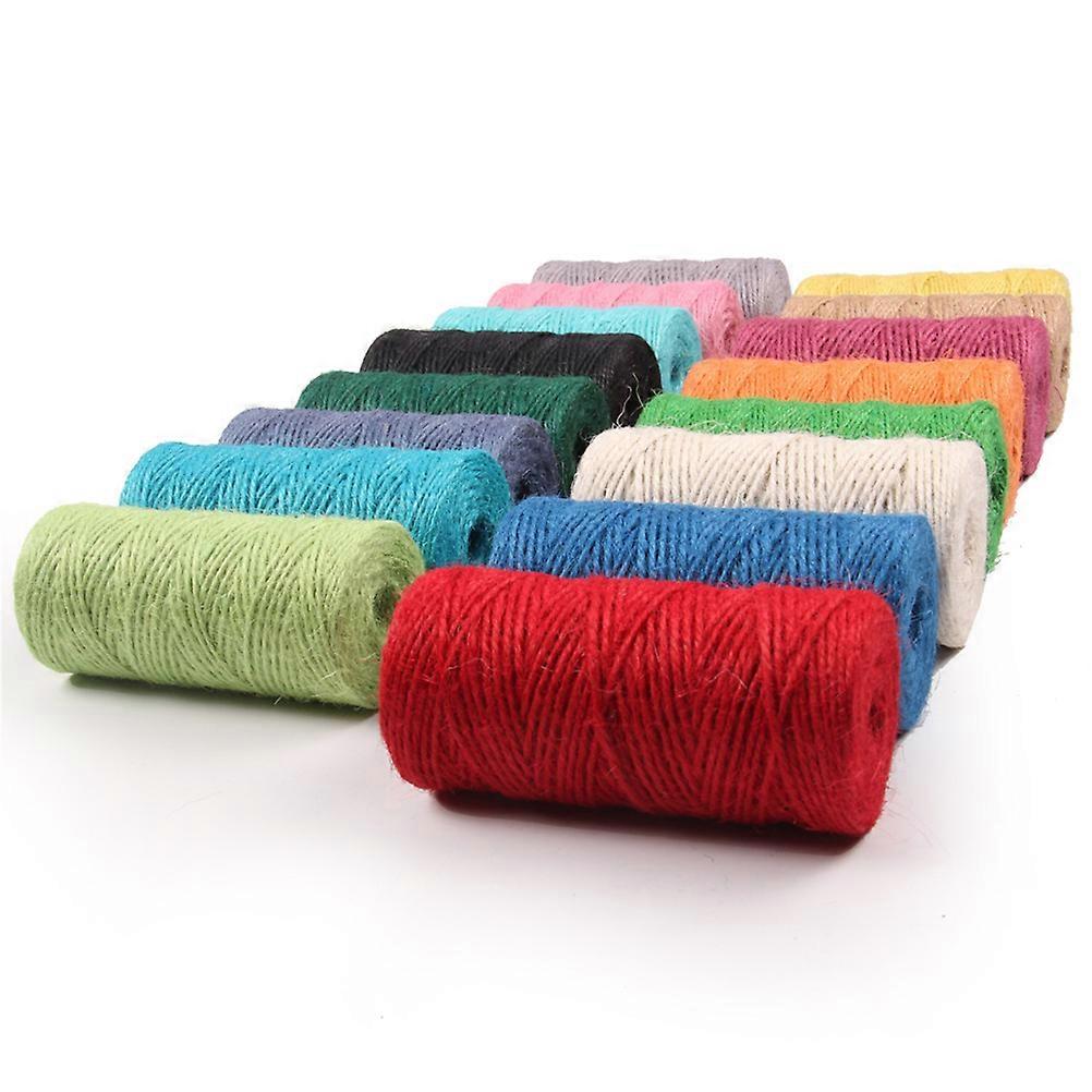 Garden Twine Strings Hemp Rope For DIY Crafts Festive Decoration Bundling and Gardening Grey 100M Length Durable for Long-term Use 1Set