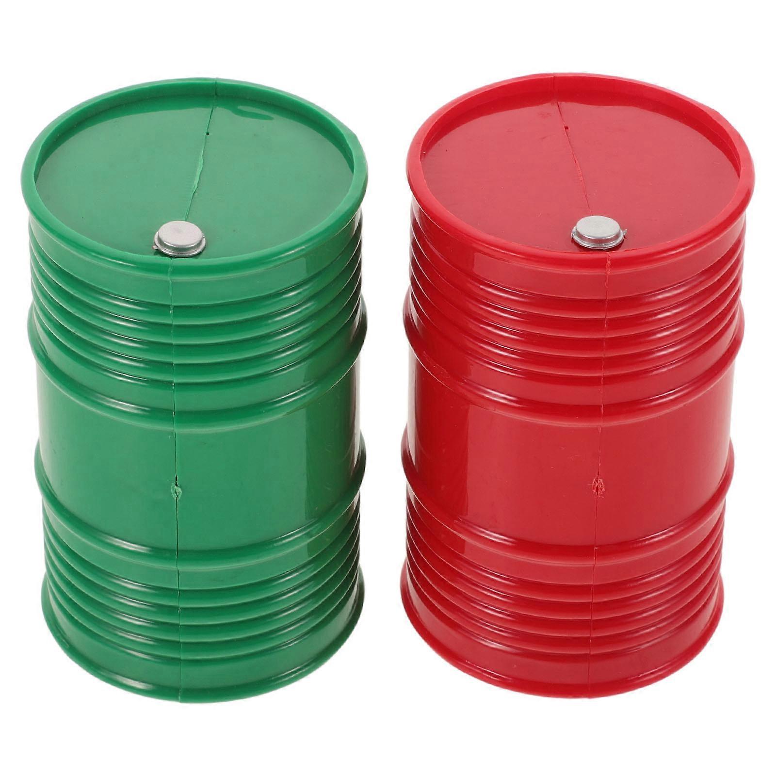 It seems like you're referencing a product listing for an RC car accessory — specifically, **"2pcs Scale RC Car Oil Drum Decoration, Sturdy Plastic