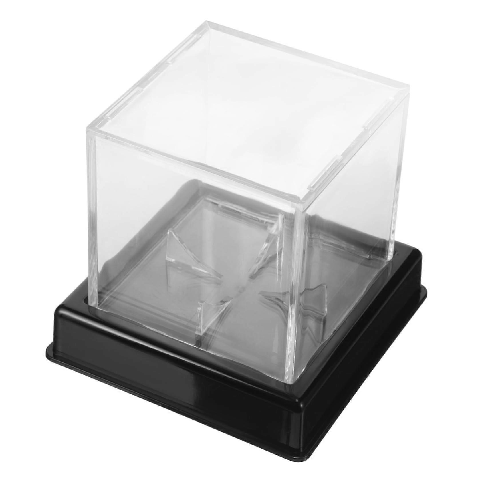 Plastic Baseball Display Case Small Size Display Holder For Collectors And Displays
