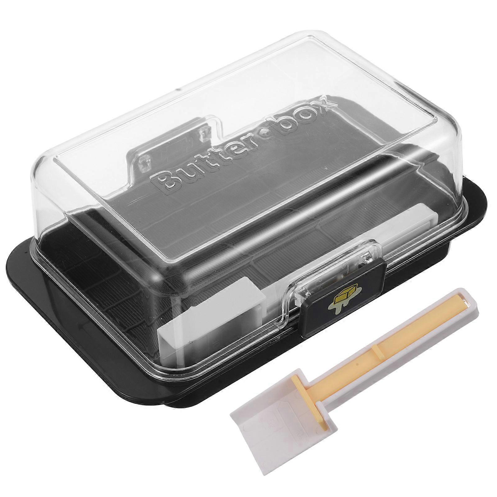 Butter Holder For Counter Butter Storage Holder With Convenient Lid Multifunctional Design 18.00X10.50X6.50CM 1 Set