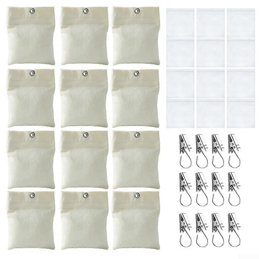 Sandbag Weights Outdoor Use 425 G Each 12-Pack With Metal Clips And Resealable Bags