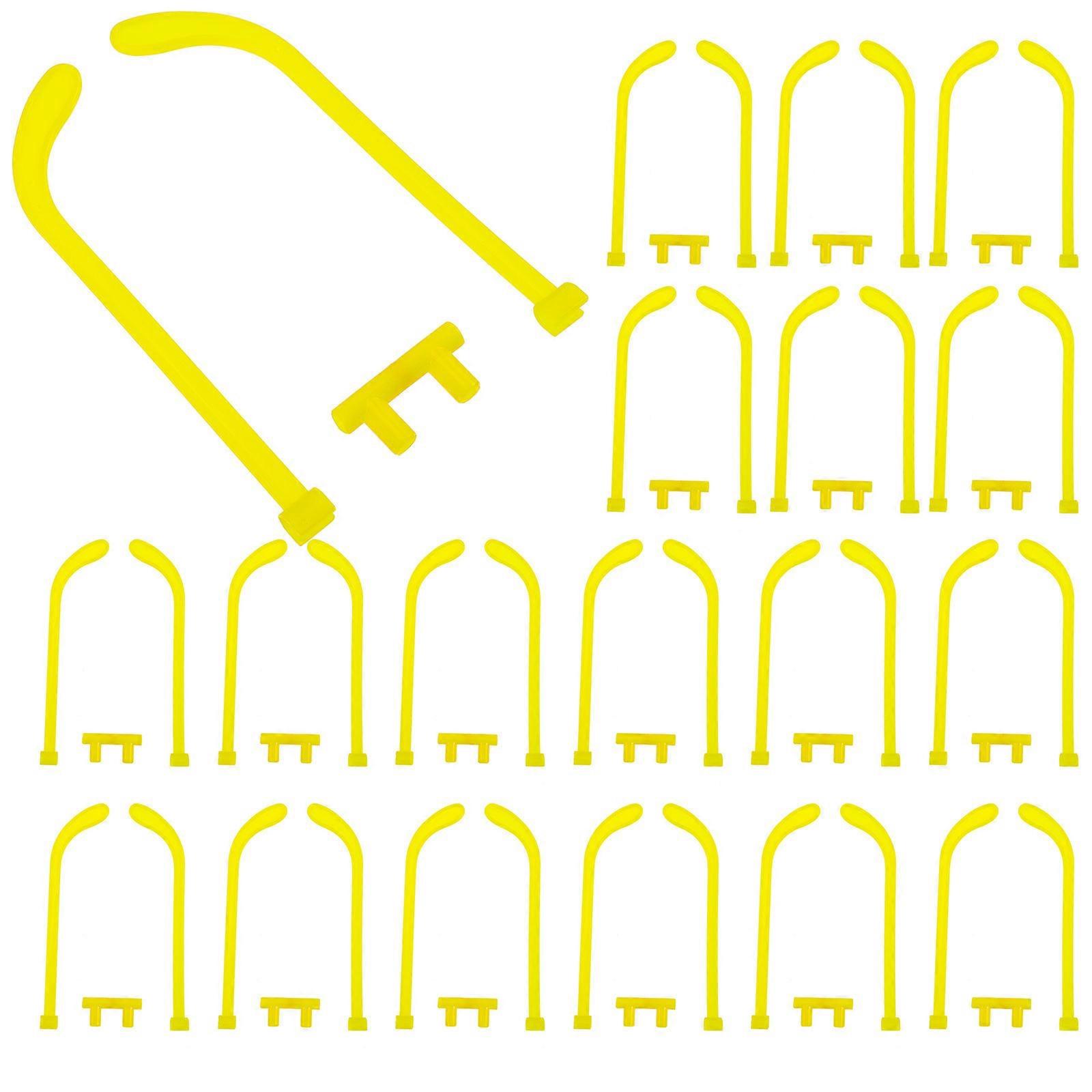 Eyeglass Temple Sleeves Replacement Plastic Temples Glow Legs Concert Performance 30Sets