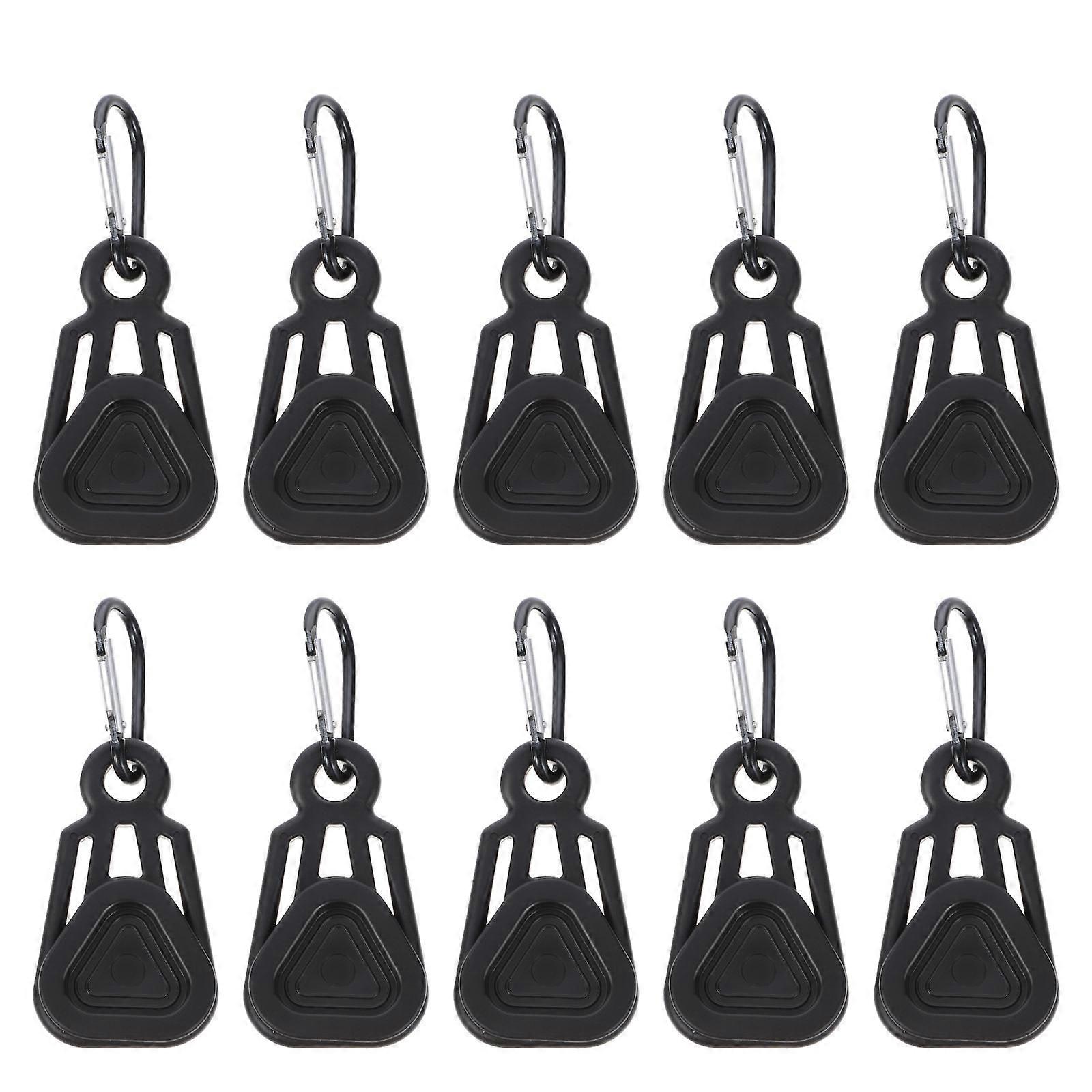 Essential Tent Clamp Set Tent Tarp Clip Outdoor Camping Boat Covers Swimming Pool Covers Triangle 7.4X4.3X0.9CM Easy Installation 10 Sets