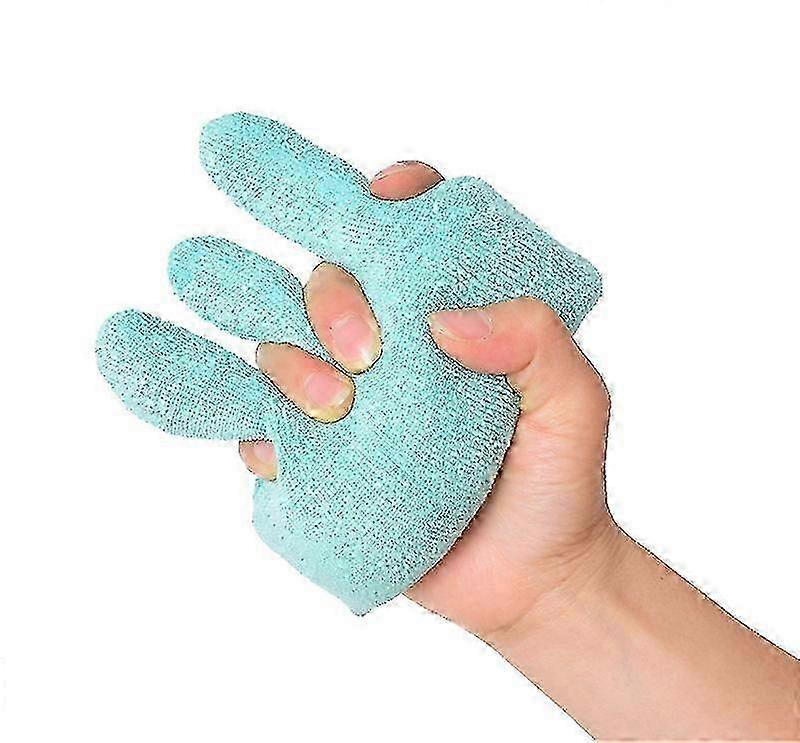 Séparateur de coussinets orange pour les soins aux personnes âgées - Support de doigt vert confortable pour une meilleure prise en main et une meilleure stabilité