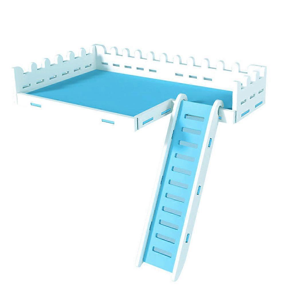 Blue Plastic Hamster Ladder for Pet Play and Exercise 1 Set
