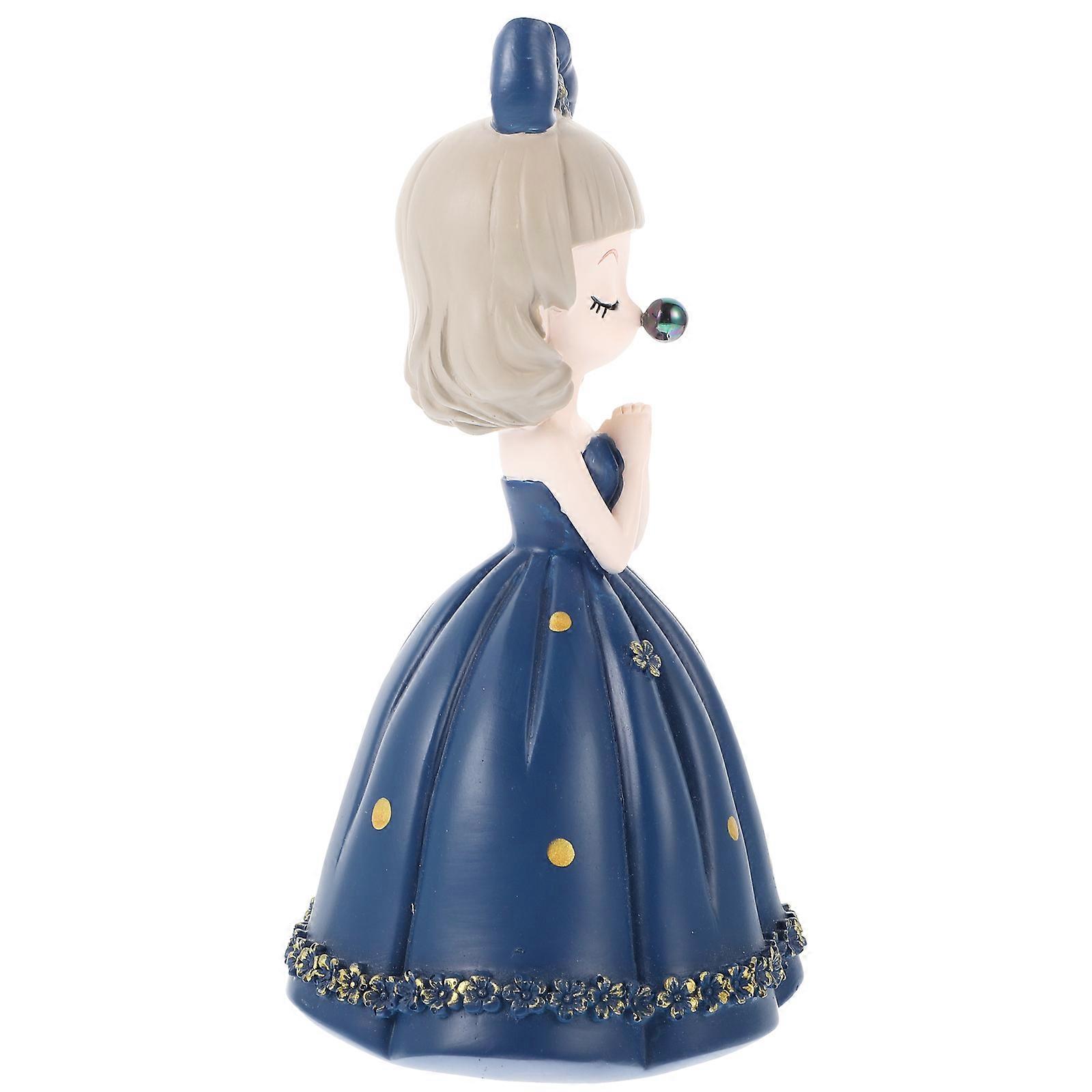 Bubble Girl Decor Cartoon Doll For Birthday Party Home Ornament Scandinavian Style 1Pc