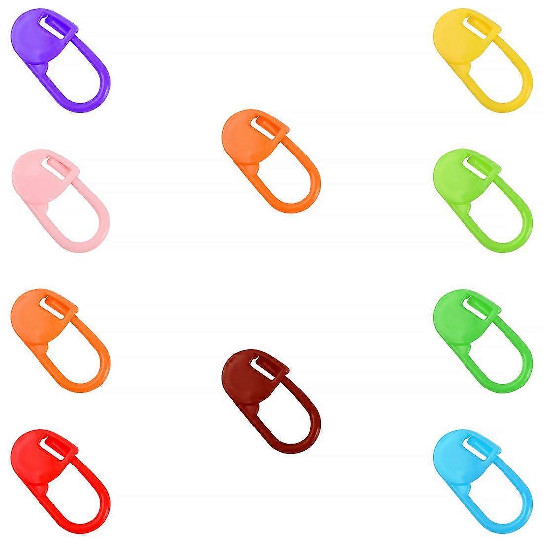 Stitch Markers Pack Of 10 For Knitting And Crochet DIY Projects Easy To Use Assorted Colors