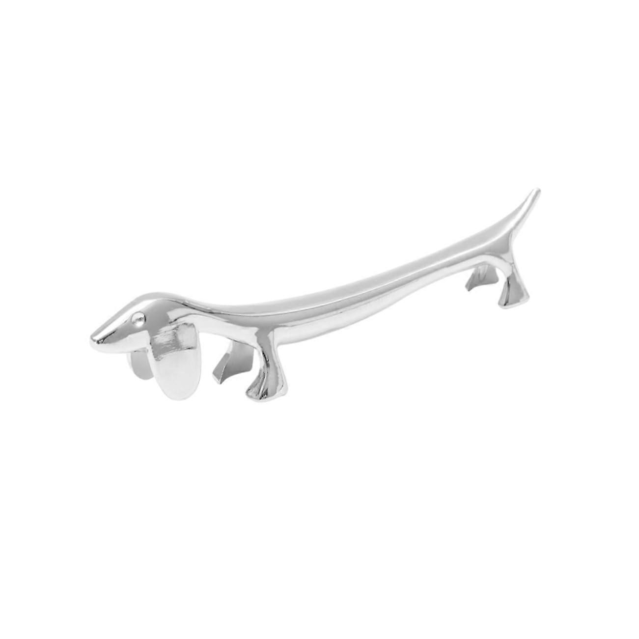 Chopstick holder in puppy shape, basket, reusable, honey spoon, dishware, tool holder, cutlery stand, spoon rest, zinc alloy.