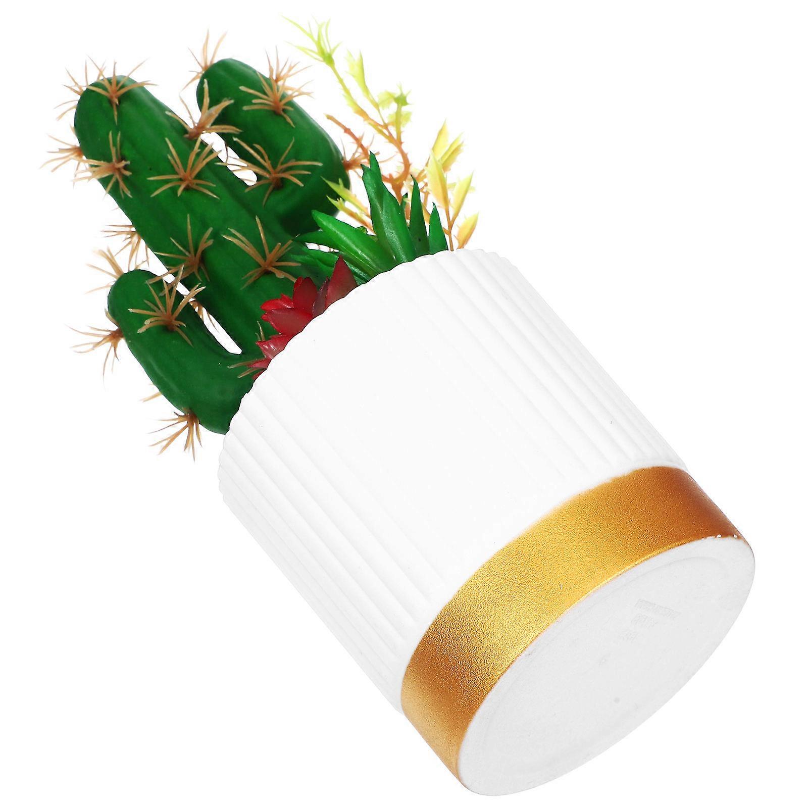 Artificial Cactus Plants Multi 1 Piece PP Realistic-Texture Table Decor