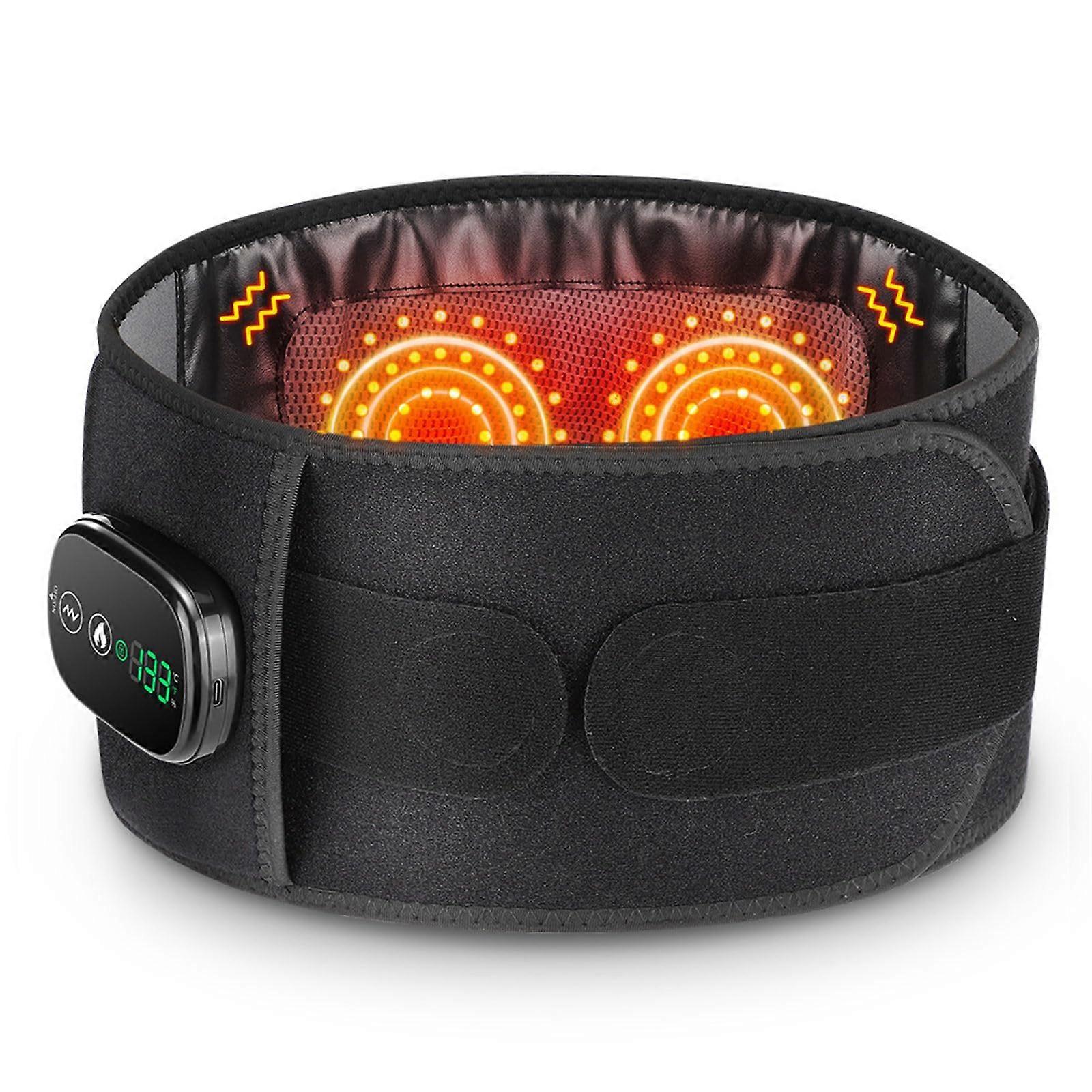 Therapeutically Heated Waist Belt Heating Pad for Lower Back Relief