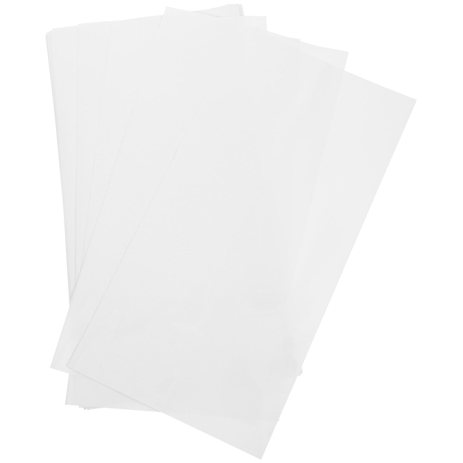 Shrink Wrap Sleeve for Sublimation Heat Transfer Printing Cups Bottles 29X15X0.1CM White PET 50Set