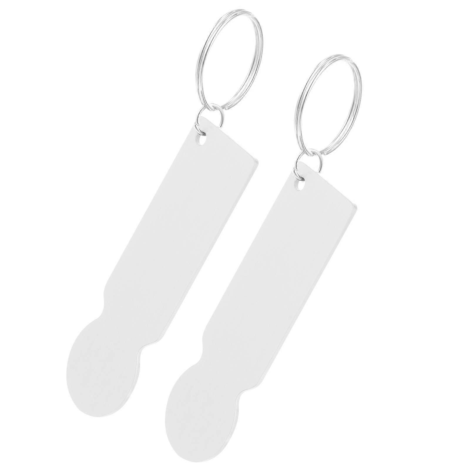 Stainless Steel Trolley Tokens Key Ring Pendant Lightweight Keychain for Shopping Trolleys, Coin Remover, Creative Design, Convenient Use