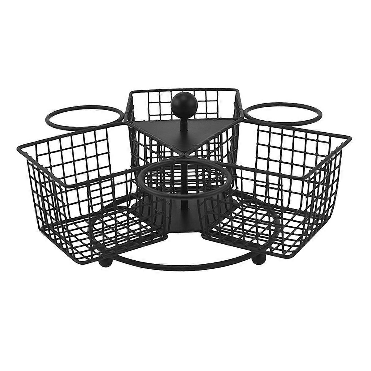French Fries Basket Rotary Multiuse Food Display