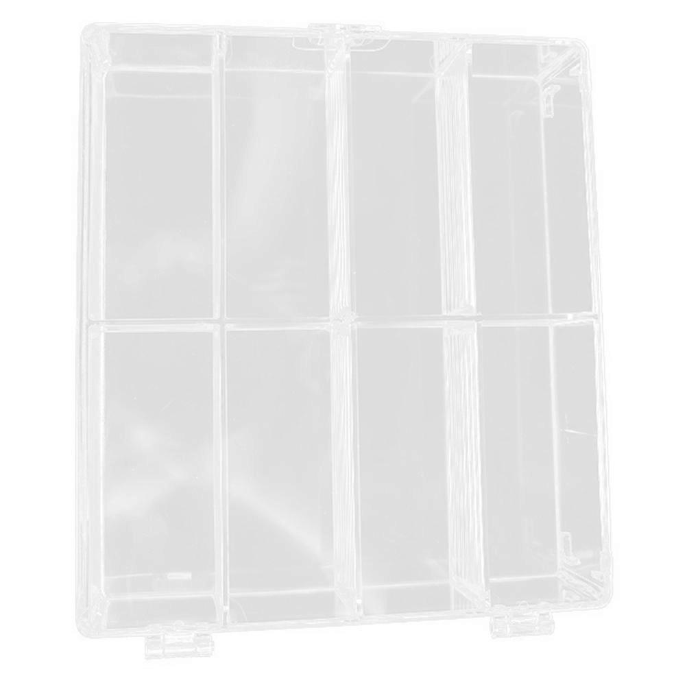 Car Model Display Box Multi Compartments Transparent Organizer For Mini Model Cars 19.50X17.00X4.40CM Dust Protection 1Pack