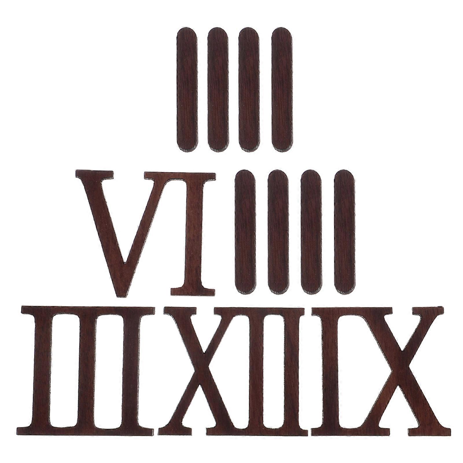 Wooden Clock Number Replacement Kit for DIY Clock Making 1Set