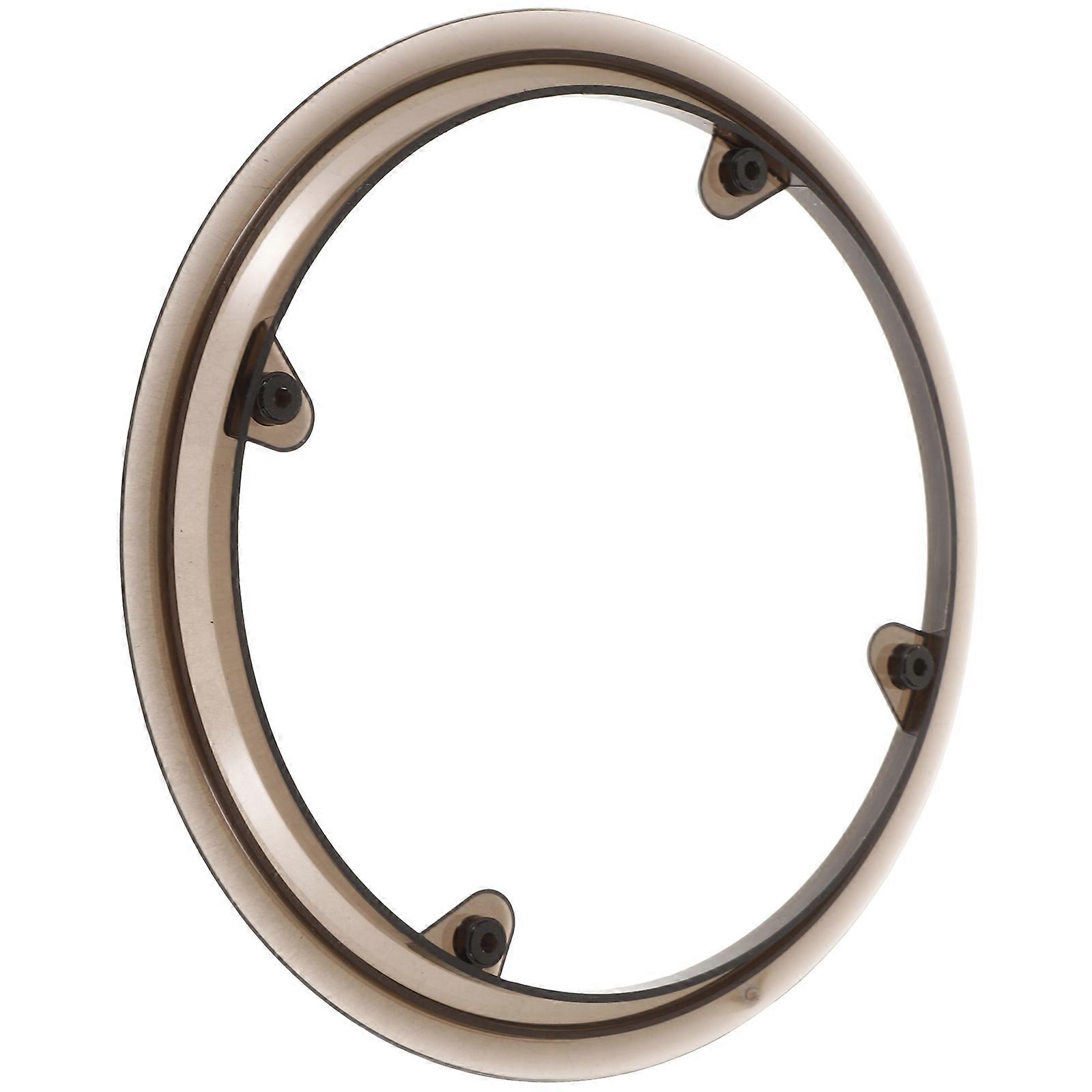 Cycle Chainring Guard Enhances Appearance Tea Color Bicycle Riding Protects Chainring 1Pcs