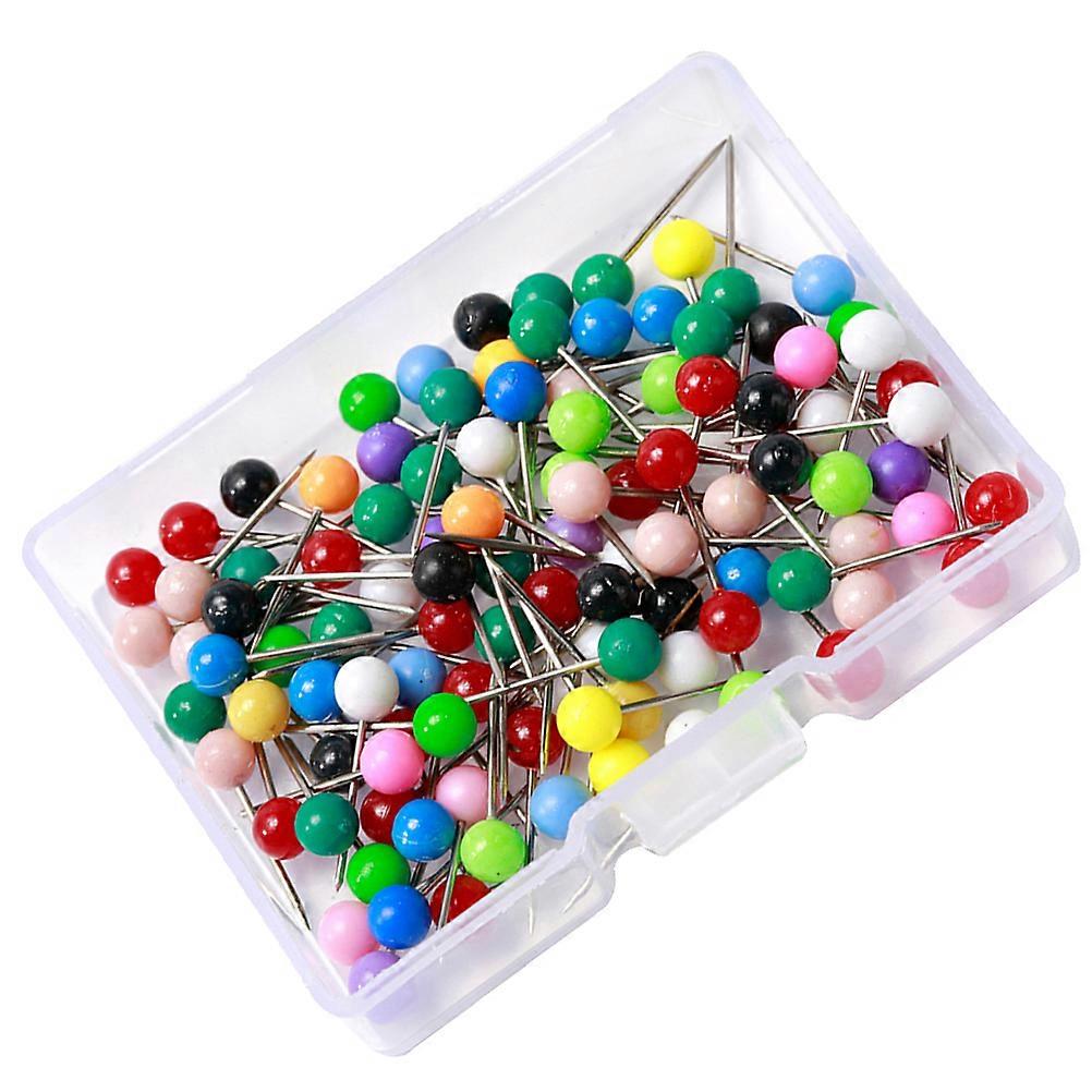 Colorful Plastic Ball Head Straight Pins for Craft and Sewing Projects 4MM