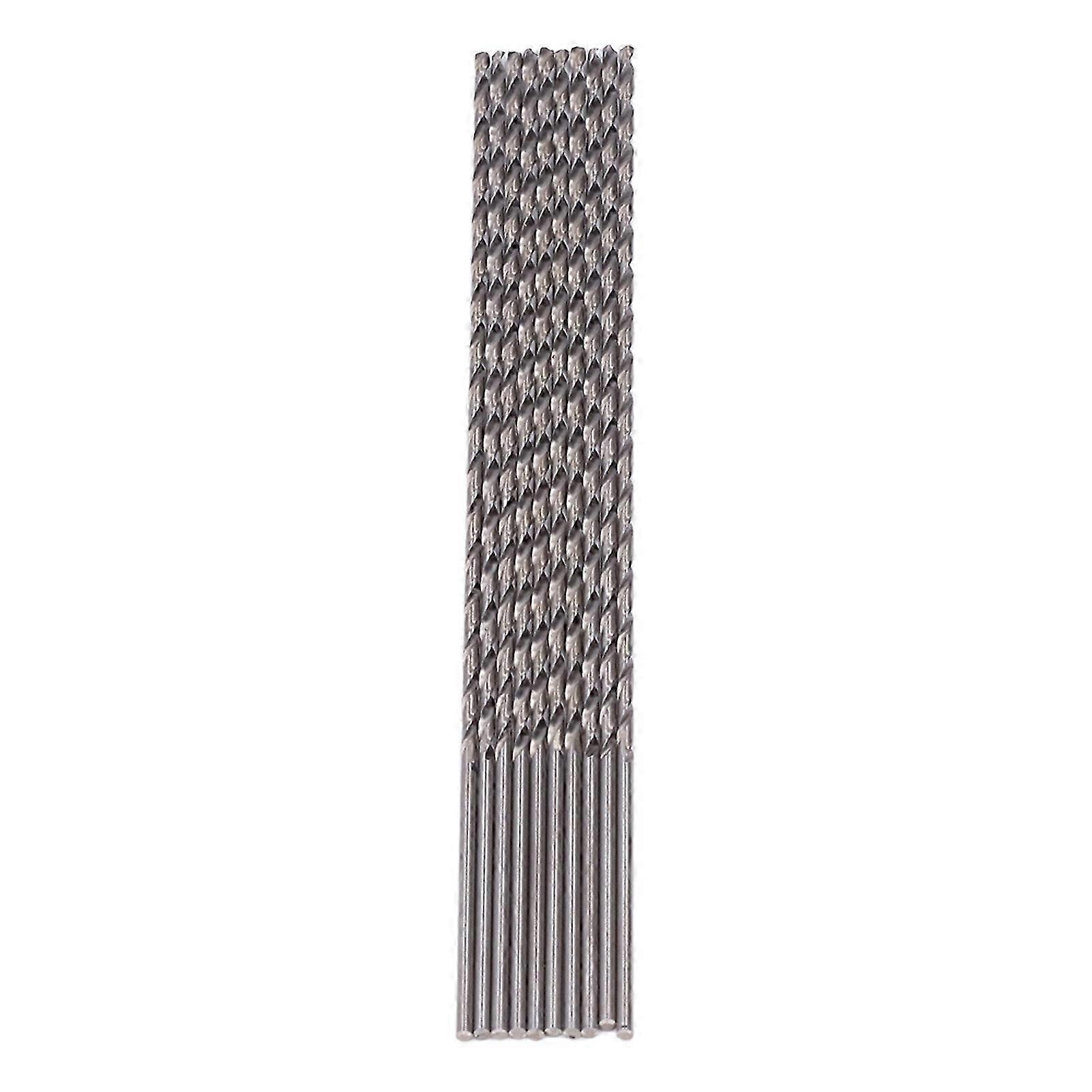 10Pcs Extra Long Twist Drill Bits Extended HSS Straight Round Shank Tools 2.5x200mm