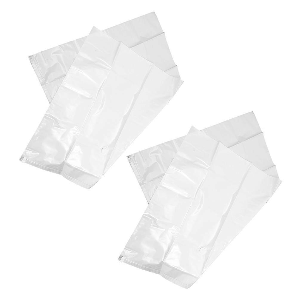 Vacuum Compression Storage Bags for Home Use Large Capacity PA PE Material Transparent Color 2pcs
