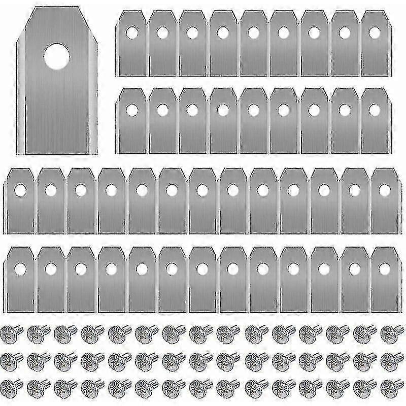 45 x Titanium Knife Blades for All Husqvarn/Automower/Yardforce/Gardena Robotic Lawn Mowers SZRH A-S