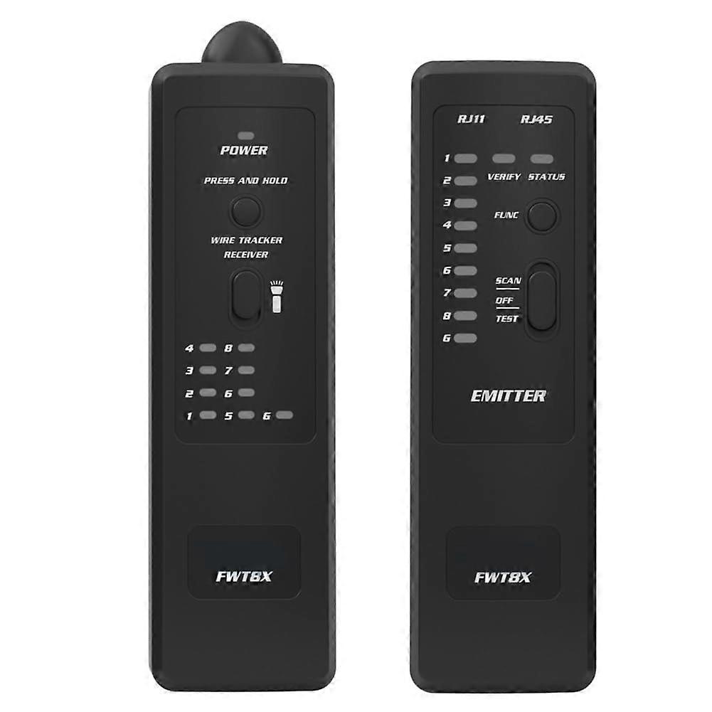 Network Cable Tracker RJ45 RJ11 FWT8X Wire Tone Ethernet LAN Tracer Analyzer Detector Line Finder Tester