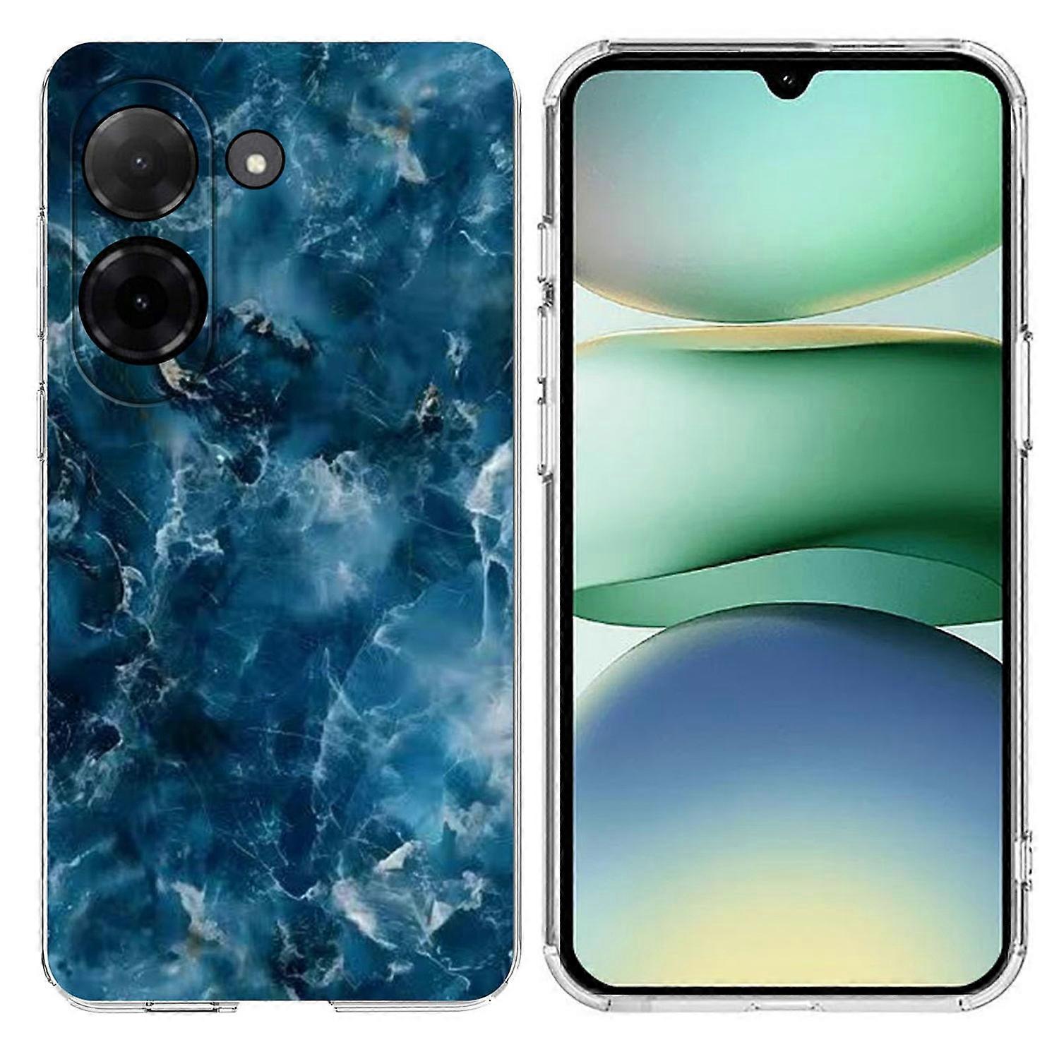 Soft TPU Case for Xiaomi Redmi A5 NFC (173.45mm) Marble Pattern Printing Phone Cover