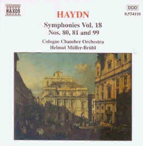 Haydn - Symphonies 80, 81 & 99  [COMPACT DISCS] USA import