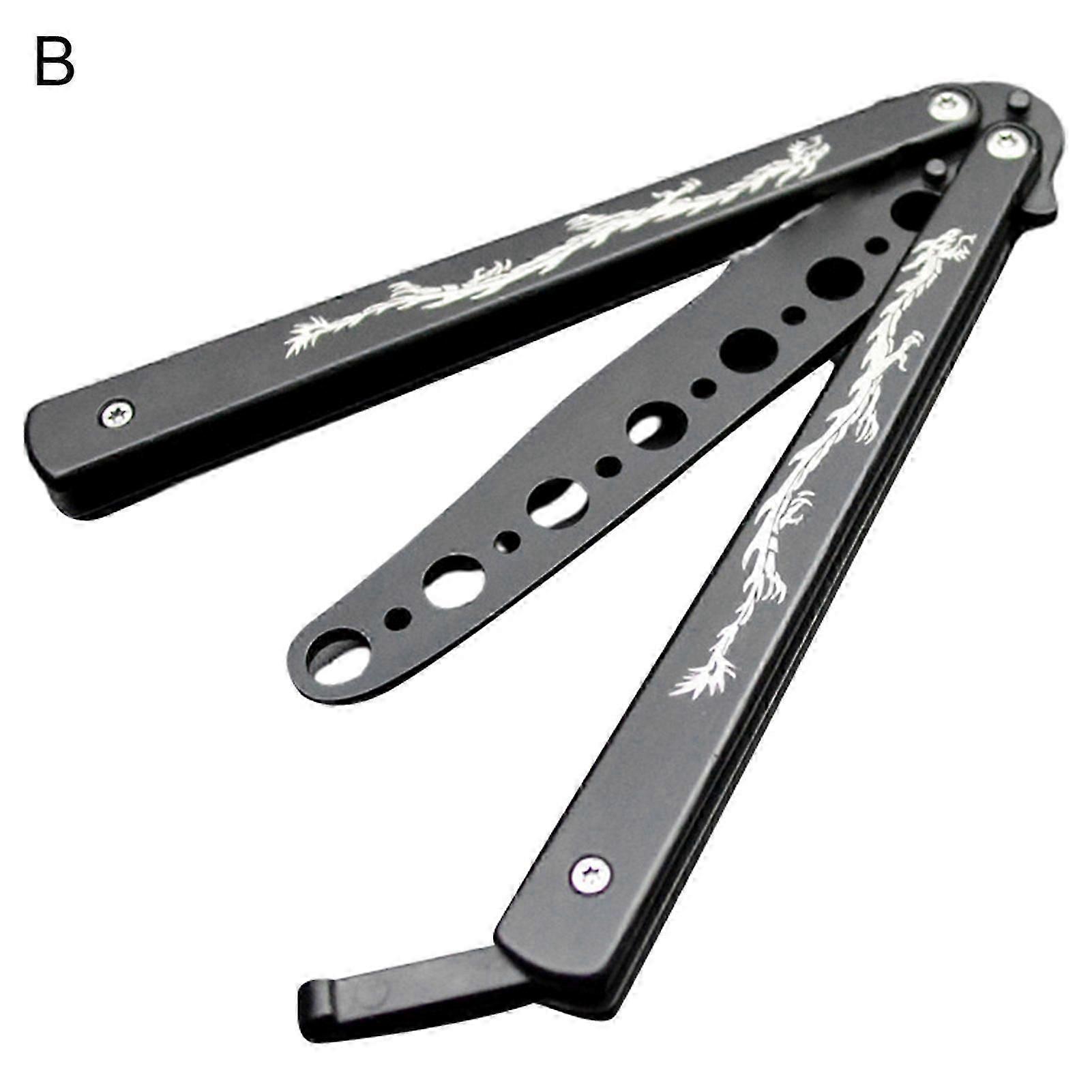 Sturdy Butterfly Play Comb Dragon Pattern Not Easy to Break Learning Simulation Tools Durable Butterfly Training Cutter for Practicing JIKAIX