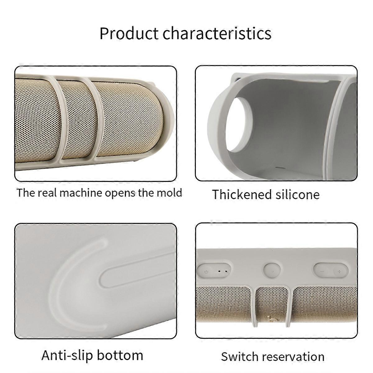 TXEsign Silicone Cover Case for Beats Pill (2024 Release) Speaker,A