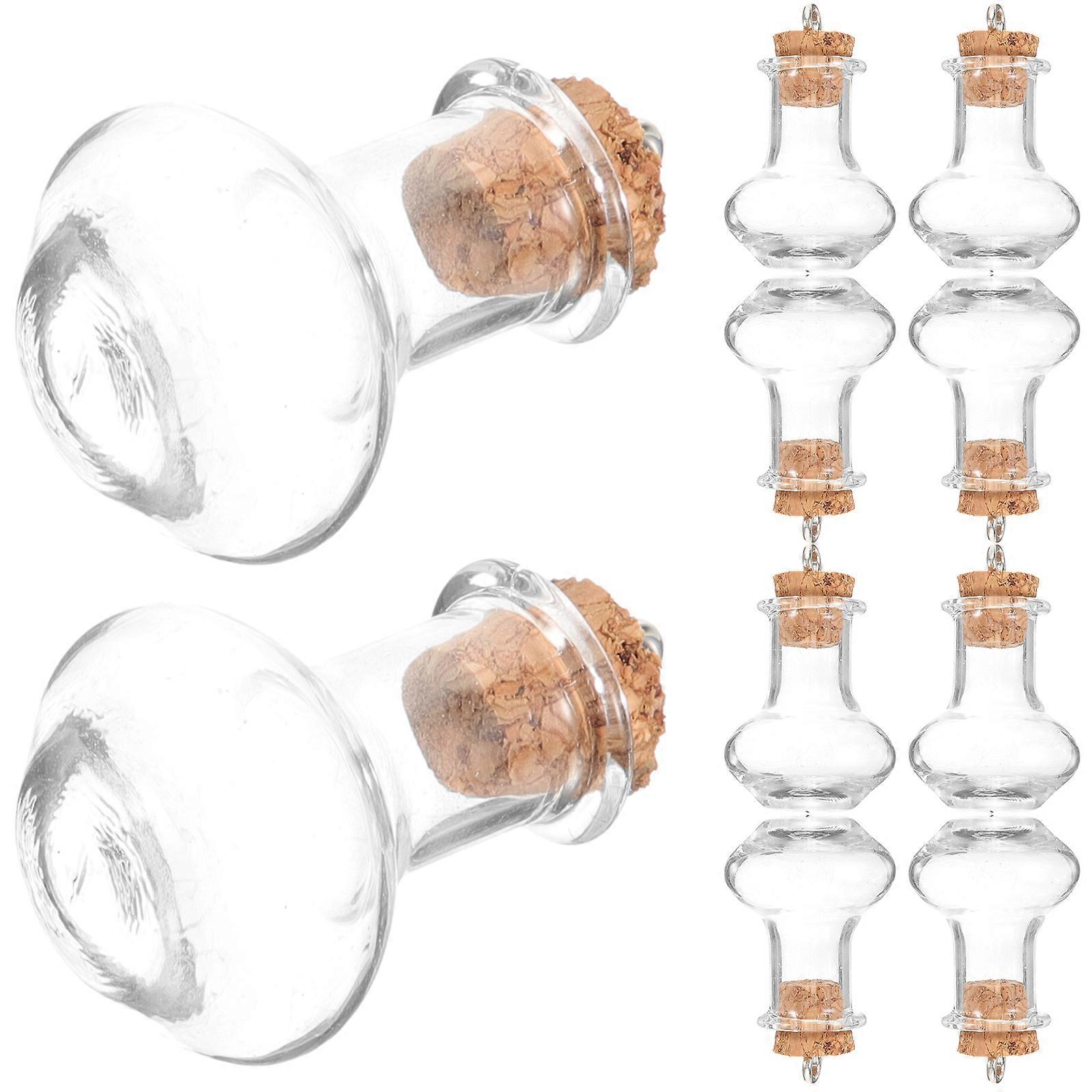20pcs Mini Glass Wishing Bottles with Corks – Portable DIY Drift Bottles for Perfume, Candy, Crafts & Storage – Decorative Containers for Creative