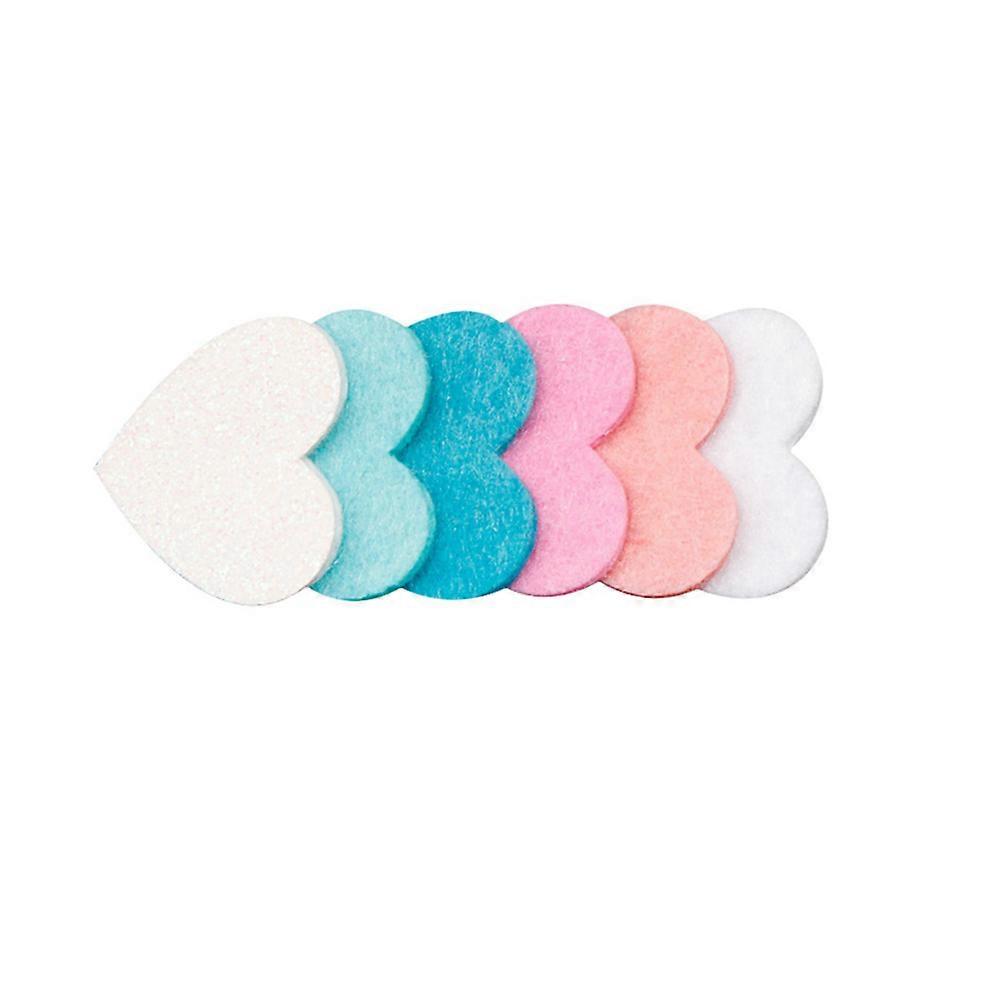Pretty Hearts Hair Clips for Girls with Sequins Heart Design Assorted Color Cloth Material