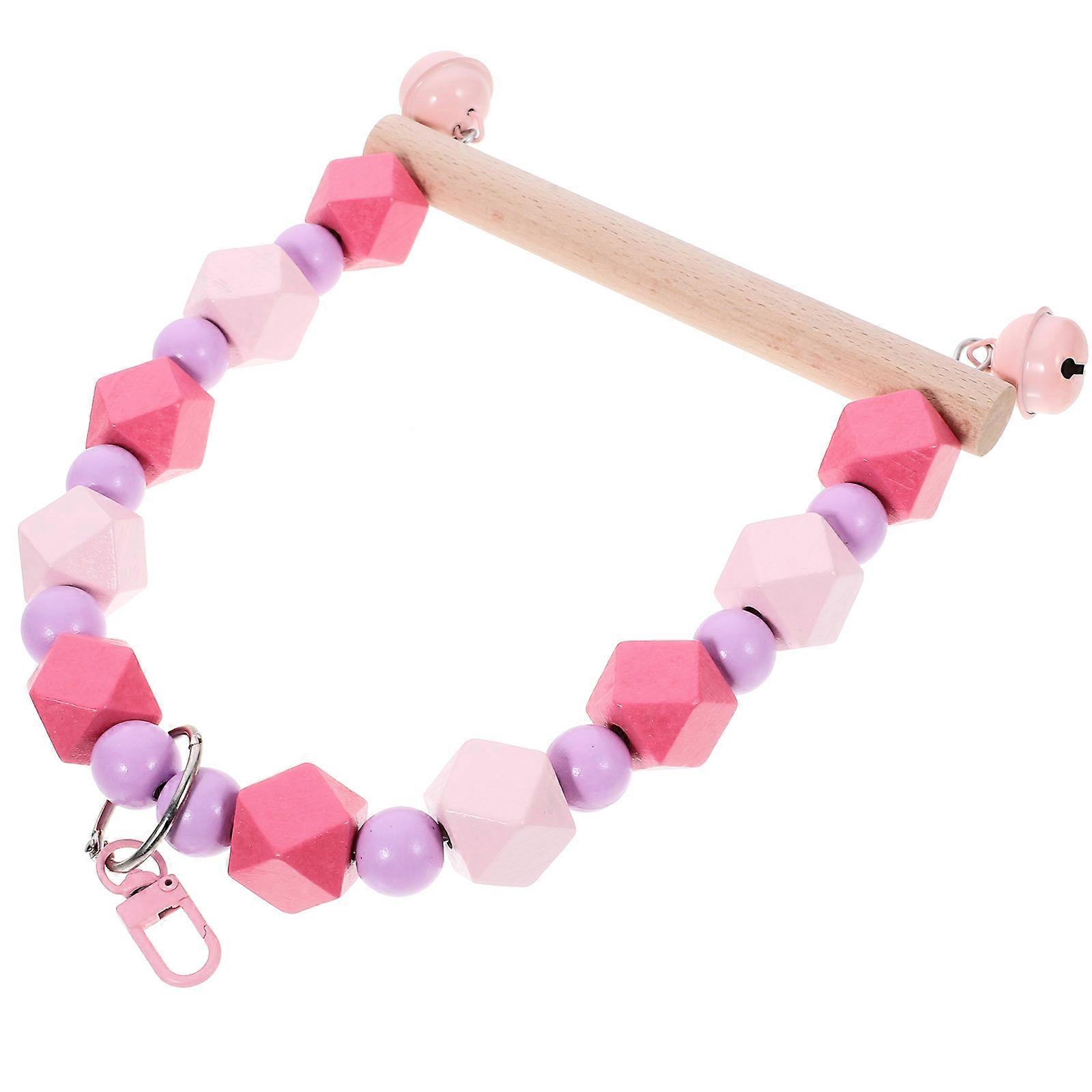 Parrot Swing Bird Perch Plaything For Parrots 24x15cm Swing Shape Exercise 1 Set