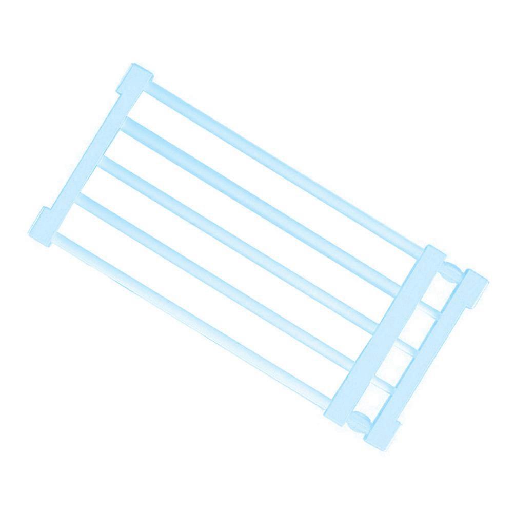 Pull Out Shelves For Wardrobe Heavy-duty 50-80Cm Storage Rack Shelf Light Blue 1Set