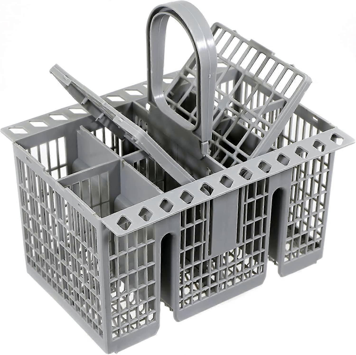 Dishwasher Cutlery Basket with Removable Handle