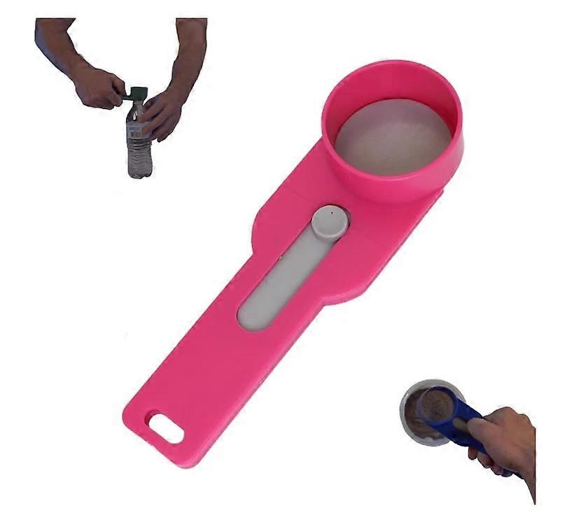 Multi Purpose Scoop with Built in Funnel,Mess-Free Powder Scoop with Funnel