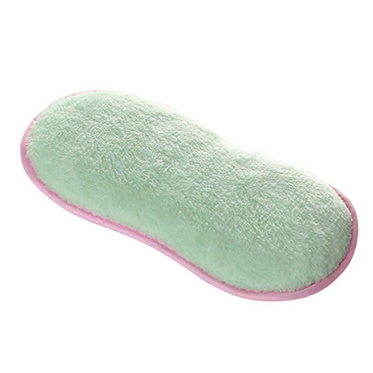 Green Dishwashing Brush & Scrubber Sponge - Multi-Purpose Cleaner for Kitchen & Bathroom Use