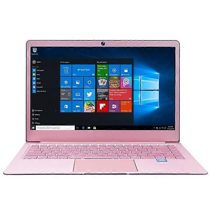 Notebook Windows 11 com processador Intel, tela de 14 polegadas, 8GB de RAM e 512GB de armazenamento, cor rosa (YONIS)
