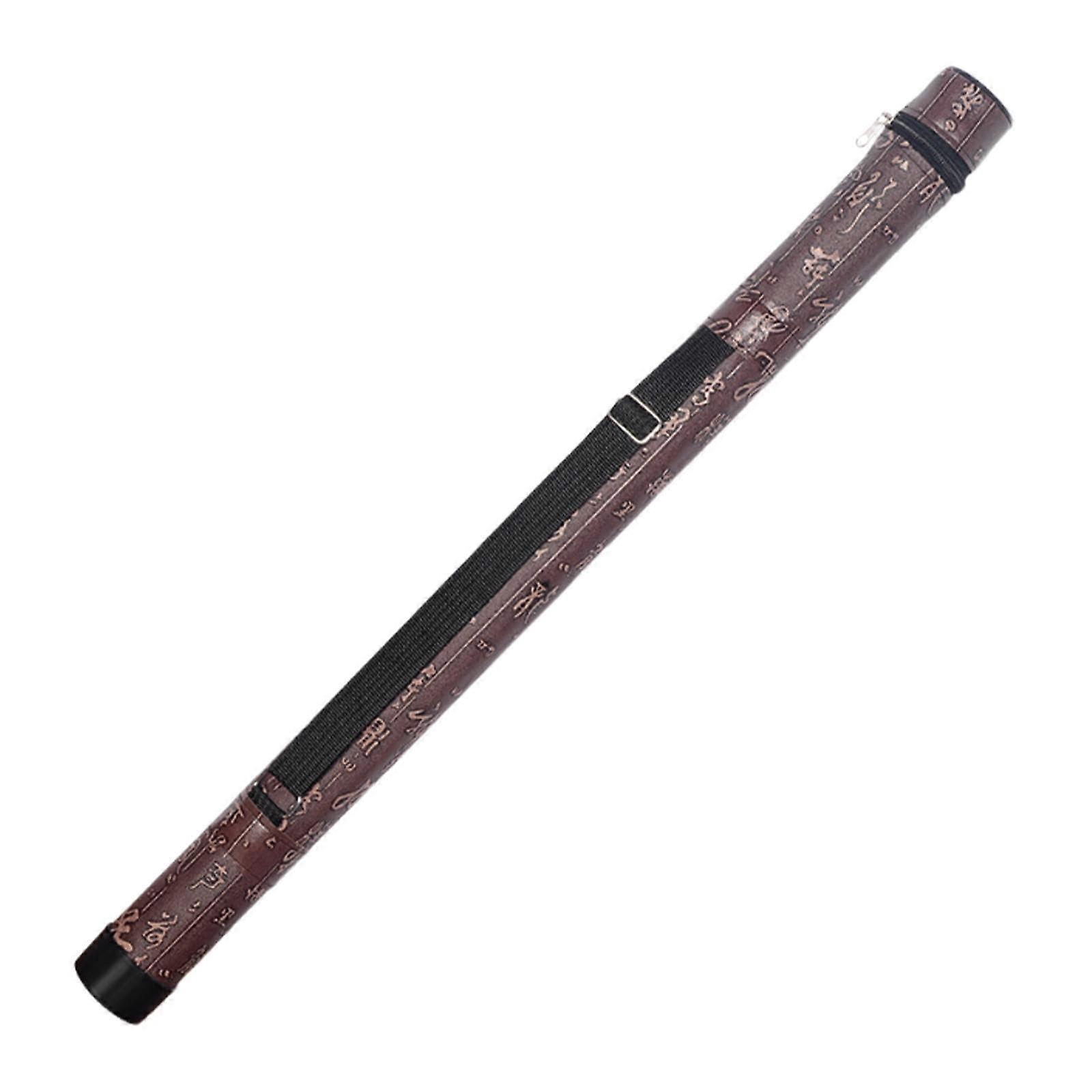 Bamboo Flute Carrying Case Storage Case Professional Multifunctional with Shoulder Strap Waterproof Portable Protection 55cm