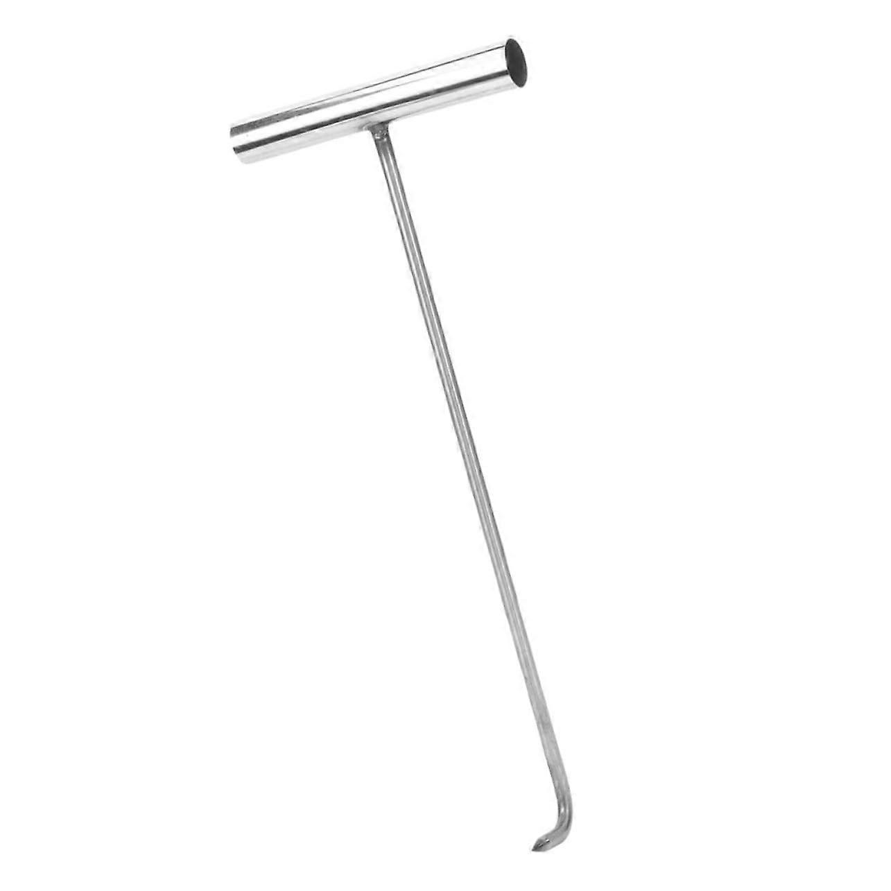 Robust manhole cover hook, versatile lifting hook for canal covers, rolling gates, and lifting tools for home and industry.