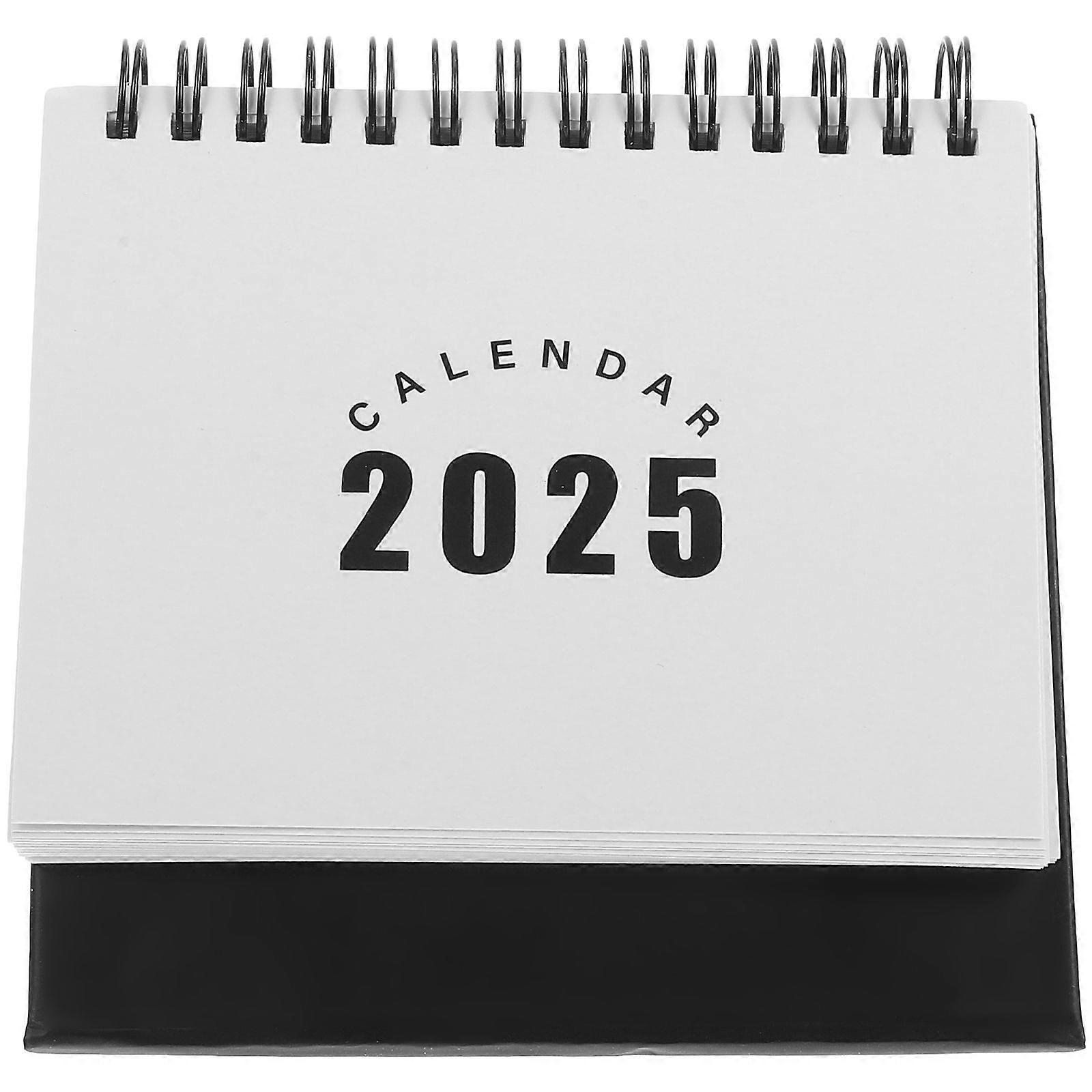 Desk Calendar Standing 2025 Lunar Calendar Standing Desk Calendar Small Desk Calendar Year Of The Snake Planner Mini Desk Calendar