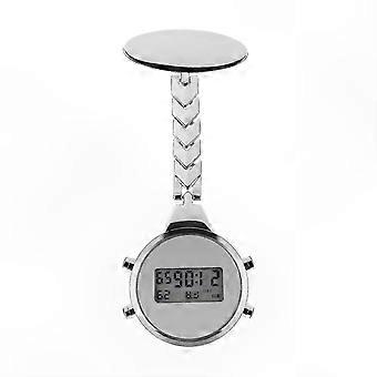 Montre infirmière numérique avec calendrier lumineux et broche