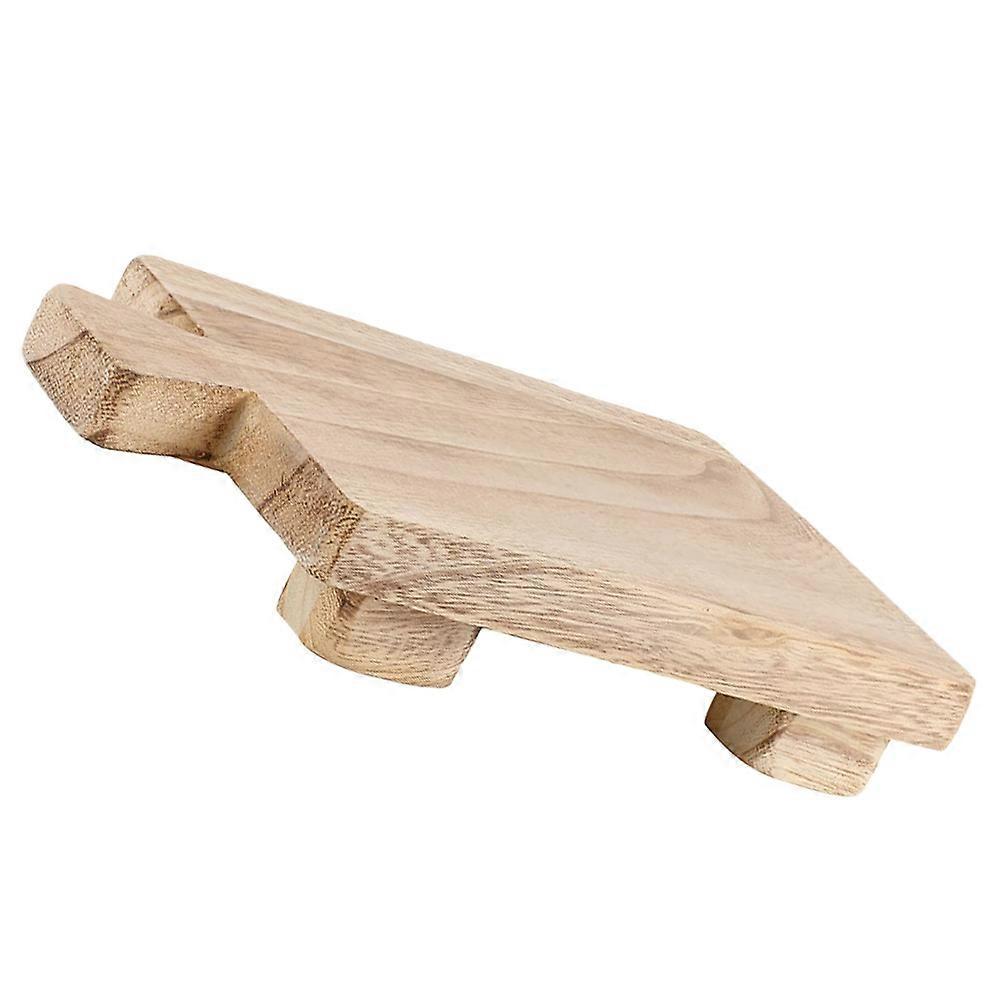 Wooden Soap Rack Brown Maintains Soap Shape for Storage Use