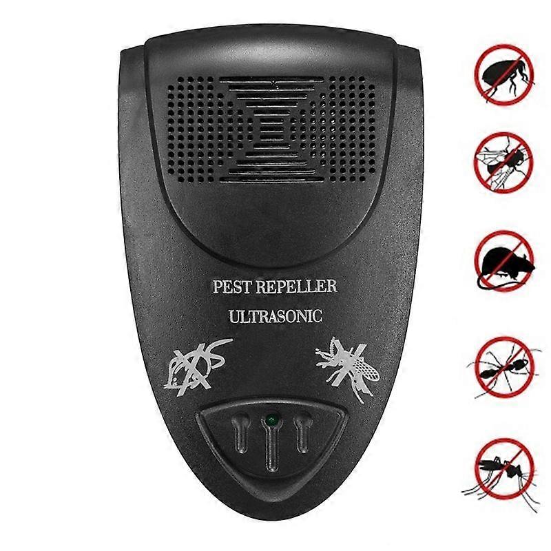 LI-3110 Ultrasonic Electronic Rat Repeller US Plug(Black)