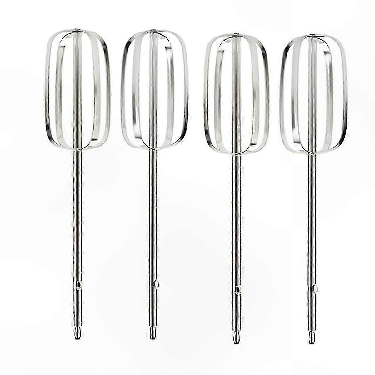 4-Pack Hand Mixer Beaters, Compatible with Select Models, Durable Mixing Blades for Home Baking Needs